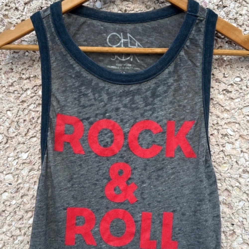 Chaser Racerback Rock & Roll USA Tank Top
